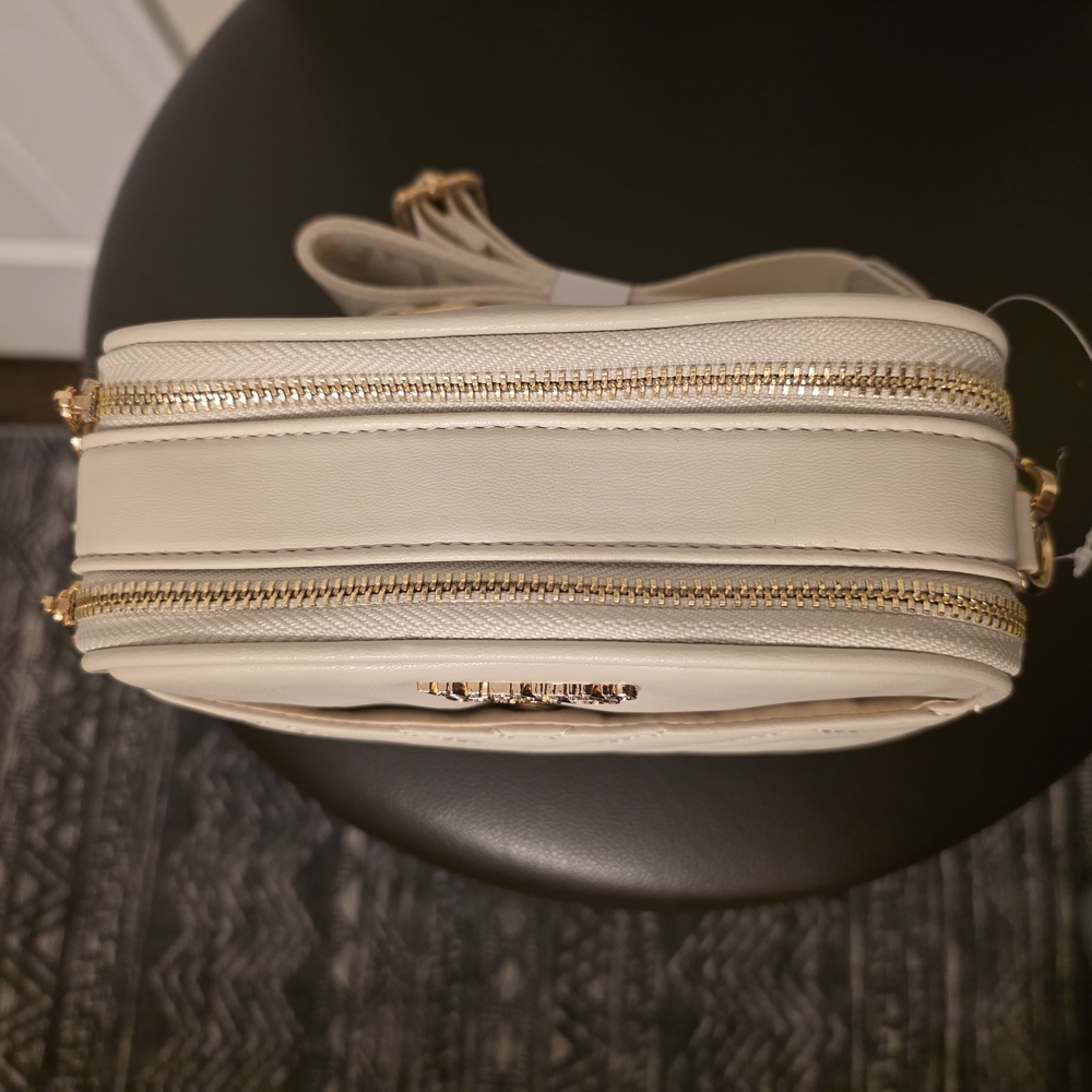 NWT Valentino Orlandi Off-White Quilted Crossbody Bag - Picture 6 of 10
